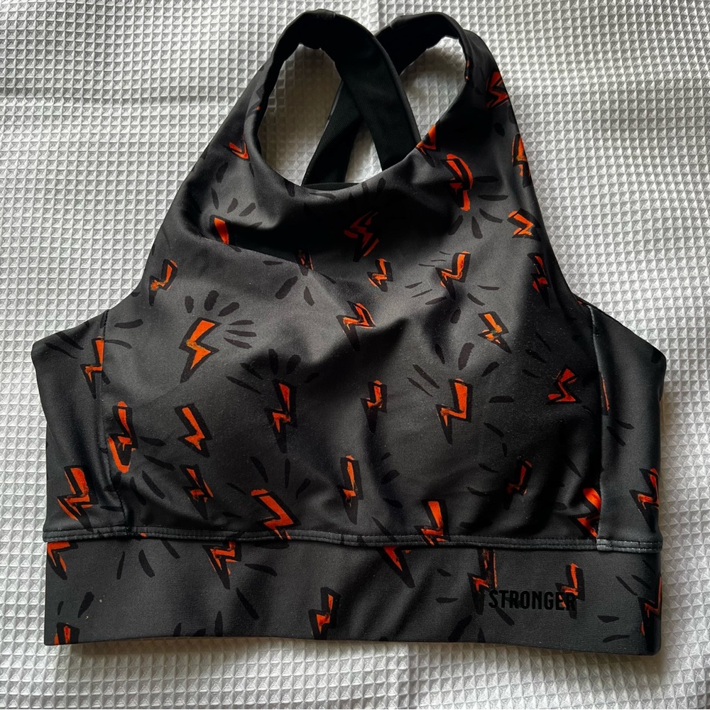 STRONGER High Neck Sports BraMedium Support Women's SIZE XS‎